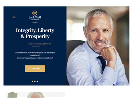 Jack Well | Elections Campaign & Political WordPress Theme