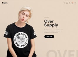 Supro – Minimalist AJAX WooCommerce WordPress Theme
