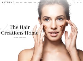 Kitring – A Beauty & Hair Salon WordPress Theme