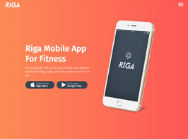 Riga – Mobile App WordPress Landing Page Theme