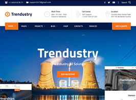 Trendustry – Industrial & Manufacturing WordPress Theme