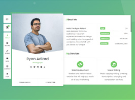 RyanCV – Resume WordPress Theme