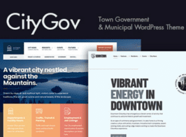 CityGov – City Government & Municipal WordPress Theme