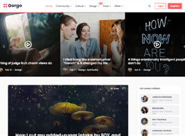 Gorgo – Multi-Purpose Collaborative Blog & Community BuddyPress Theme