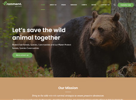 Eronment – Environmental WordPress theme