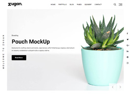 Zugan – Minimal Portfolio WordPress Theme