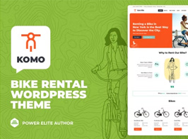 Komo – Bike Rental Shop WordPress Theme