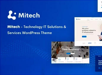 Mitech – Technology IT Solutions & Services WordPress Theme