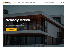 Sedona | Elementor Architecture Construction WordPress Theme