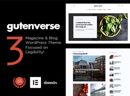 GutenVerse – Magazine and Blog Theme