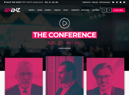 Evenz – Conference and Event WordPress Theme