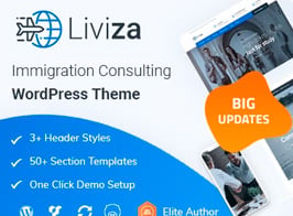 Liviza – Immigration Consulting WordPress Theme + RTL