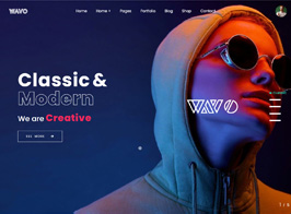 Wavo – Creative Portfolio & Agency Theme