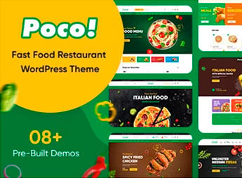 Poco – Fast Food Restaurant WordPress Theme