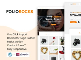 Foliorocks – Minimal Portfolio WordPress Theme