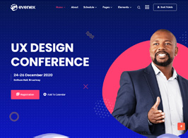 Evenex Event Conference WordPress Theme