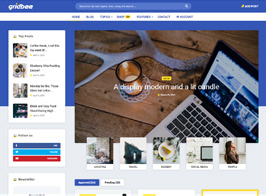 Gridbee – Content Sharing WordPress Theme