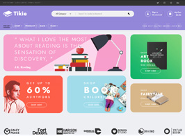 Tikie – Book Store WooCommerce WordPress Theme