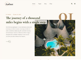 Andaaz – Lifestyle and Travel Blog WordPress Theme