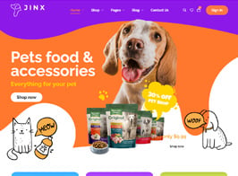 Jinx – Pet Shop & Veterinary WooCommerce Theme