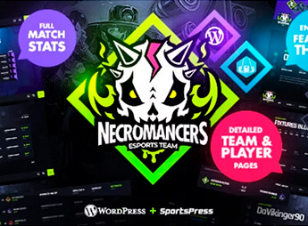 Necromancers – eSports & Gaming Team WordPress Theme