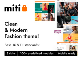 Miti – Elementor Fashion WooCommerce Theme