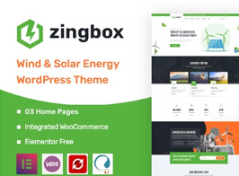 Zingbox – Wind & Solar Energy WordPress Theme