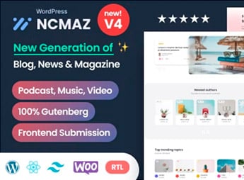 Ncmaz – News Magazine & Podcast WordPress Theme