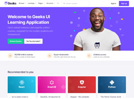 Geeks – Online Learning Marketplace WordPress Theme