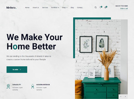 Minterio – Interior Design WordPress Theme