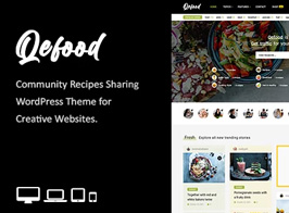 Qefood – Community Sharing WordPress Theme