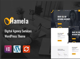 Hamela – Digital Agency Services WordPress Theme