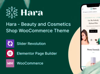 Hara – Beauty and Cosmetics Shop WooCommerce Theme