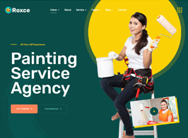 Roxce – Painting Services WordPress Theme