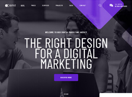 Qutiiz – Digital Marketing Agency WordPress Theme