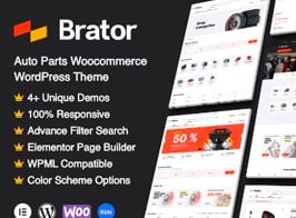 Brator – Auto Parts WooCommerce WordPress Theme