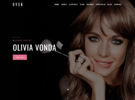 Ovon – Makeup Artist WordPress Theme