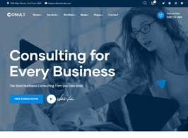 Conult – Consulting Business WordPress Themes
