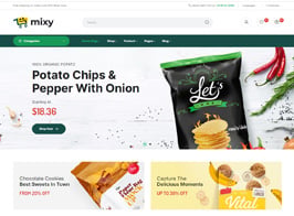 Mixy – Organic Food Store WordPress Theme