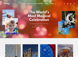 Festy – Theme Park, Circus & Festival WordPress Theme