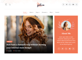 Yakeen – Lifestyle Blog WordPress Theme