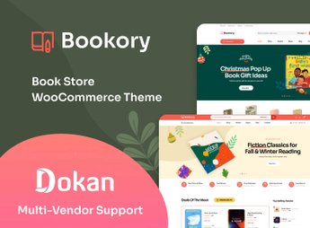 Bookory – Book Store WooCommerce Theme