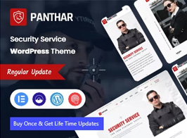 Panthar – Private Security & CCTV Service WordPress Theme + RTL