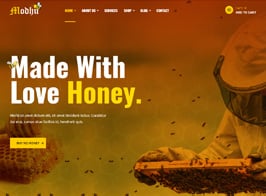 Modhu – Beekeeping and Honey WordPress Theme