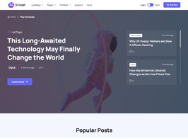 Silicon – Multipurpose Technology WordPress Theme