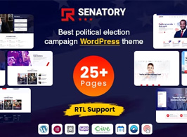 Senatory – Political Candidate WordPress Theme