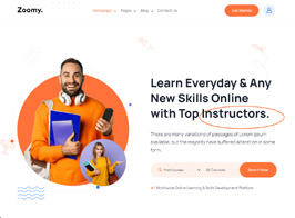Zoomy – LMS & Education WordPress Theme