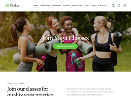 Chakra – Yoga Retreat & Leisure Center WordPress Theme
