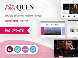 Qeen – Fashion Lifestyle Blog WordPress Theme