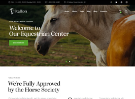 Stallion – An Equestrian Club and Horse Riding School WordPess Theme
